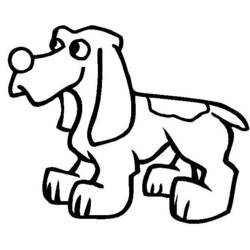 Dibujo para colorear: Perro (Animales) #3100 - Dibujos para Colorear e Imprimir Gratis