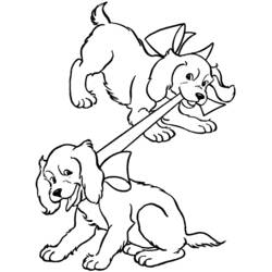 Dibujo para colorear: Perro (Animales) #3104 - Dibujos para Colorear e Imprimir Gratis