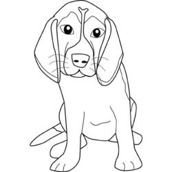 Dibujo para colorear: Perro (Animales) #3105 - Dibujos para Colorear e Imprimir Gratis