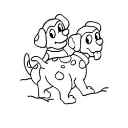 Dibujo para colorear: Perro (Animales) #3112 - Dibujos para Colorear e Imprimir Gratis