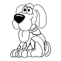 Dibujo para colorear: Perro (Animales) #3145 - Dibujos para Colorear e Imprimir Gratis