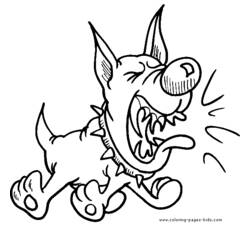 Dibujo para colorear: Perro (Animales) #3148 - Dibujos para Colorear e Imprimir Gratis