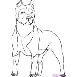 Dibujo para colorear: Perro (Animales) #3149 - Dibujos para Colorear e Imprimir Gratis