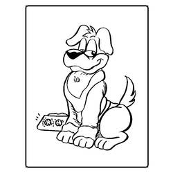 Dibujo para colorear: Perro (Animales) #3160 - Dibujos para Colorear e Imprimir Gratis