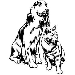 Dibujo para colorear: Perro (Animales) #3165 - Dibujos para Colorear e Imprimir Gratis