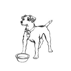 Dibujo para colorear: Perro (Animales) #3169 - Dibujos para Colorear e Imprimir Gratis