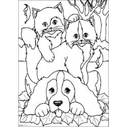 Dibujo para colorear: Perro (Animales) #3172 - Dibujos para Colorear e Imprimir Gratis