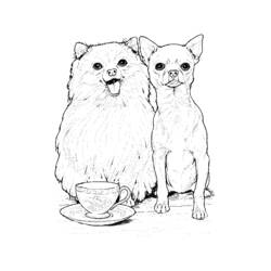 Dibujo para colorear: Perro (Animales) #3189 - Dibujos para Colorear e Imprimir Gratis