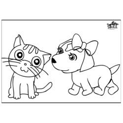 Dibujo para colorear: Perro (Animales) #3193 - Dibujos para Colorear e Imprimir Gratis