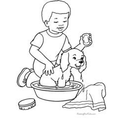 Dibujo para colorear: Perro (Animales) #3205 - Dibujos para Colorear e Imprimir Gratis