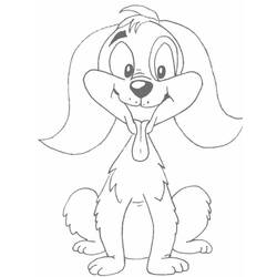 Dibujo para colorear: Perro (Animales) #3210 - Dibujos para Colorear e Imprimir Gratis