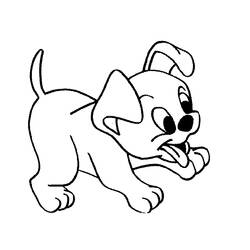 Dibujo para colorear: Perro (Animales) #46 - Dibujos para Colorear e Imprimir Gratis