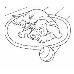 Dibujo para colorear: Perro (Animales) #51 - Dibujos para Colorear e Imprimir Gratis