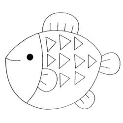 Dibujo para colorear: Pescado (Animales) #17063 - Dibujos para Colorear e Imprimir Gratis
