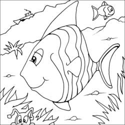 Dibujo para colorear: Pescado (Animales) #17099 - Dibujos para Colorear e Imprimir Gratis