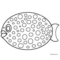 Dibujo para colorear: Pescado (Animales) #17156 - Dibujos para Colorear e Imprimir Gratis