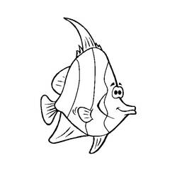 Dibujo para colorear: Pescado (Animales) #17174 - Dibujos para Colorear e Imprimir Gratis