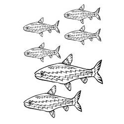 Dibujo para colorear: Pescado (Animales) #17179 - Dibujos para Colorear e Imprimir Gratis
