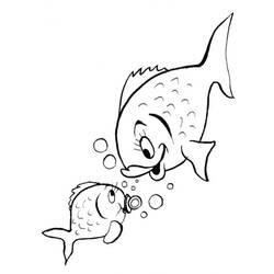 Dibujo para colorear: Pescado (Animales) #17187 - Dibujos para Colorear e Imprimir Gratis