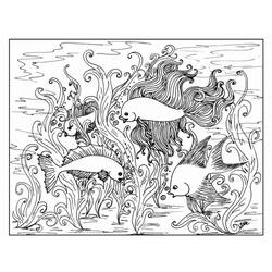 Dibujo para colorear: Pescado (Animales) #17210 - Dibujos para Colorear e Imprimir Gratis