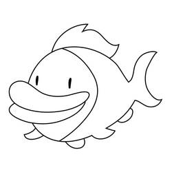 Dibujo Pez (Animales) #175181 para imprimir y colorear