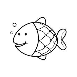Dibujo Pez (Animales) #175184 para imprimir y colorear