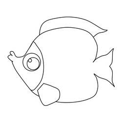 Dibujo Pez (Animales) #175200 para imprimir y colorear