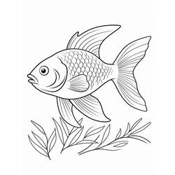 Dibujo Pez (Animales) #217527 para imprimir y colorear