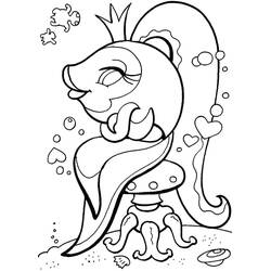 Dibujo Pez Dorado (Animales) #208307 para imprimir y colorear