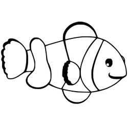 Dibujo para colorear: Pez Payaso (Animales) #218319 - Dibujos para Colorear e Imprimir Gratis