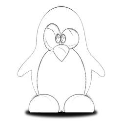 Dibujo para colorear: Pingüino (Animales) #16833 - Dibujos para Colorear e Imprimir Gratis