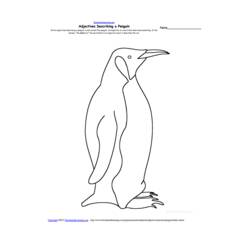 Dibujo para colorear: Pingüino (Animales) #16988 - Dibujos para Colorear e Imprimir Gratis