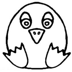 Dibujo Pollito (Animales) #15485 para imprimir y colorear