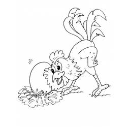Dibujo para colorear: Pollo (Animales) #17353 - Dibujos para Colorear e Imprimir Gratis