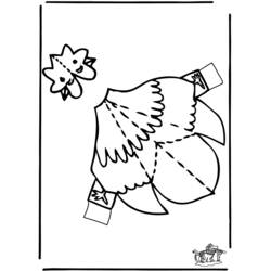 Dibujo para colorear: Pollo (Animales) #17410 - Dibujos para Colorear e Imprimir Gratis