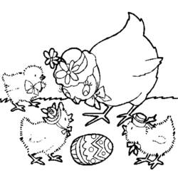 Dibujo para colorear: Polluelo (Animales) #15408 - Dibujos para Colorear e Imprimir Gratis