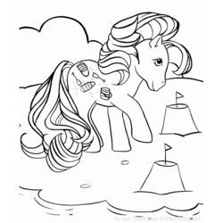 Dibujo para colorear: Poni (Animales) #17918 - Dibujos para Colorear e Imprimir Gratis