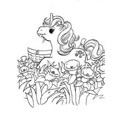 Dibujo para colorear: Poni (Animales) #17949 - Dibujos para Colorear e Imprimir Gratis