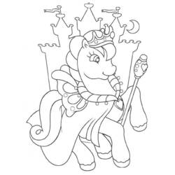 Dibujo para colorear: Poni (Animales) #18019 - Dibujos para Colorear e Imprimir Gratis