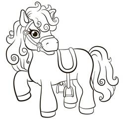 Dibujo Poni (Animales) #210323 para imprimir y colorear
