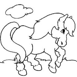 Dibujo Poni (Animales) #210333 para imprimir y colorear