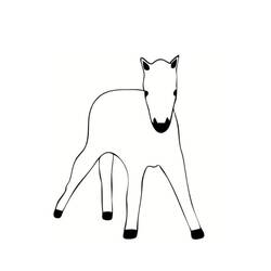 Dibujo Poni (Animales) #210339 para imprimir y colorear