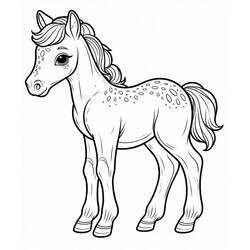 Dibujo Poni (Animales) #214229 para imprimir y colorear