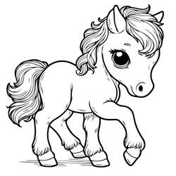 Dibujo Poni (Animales) #214244 para imprimir y colorear
