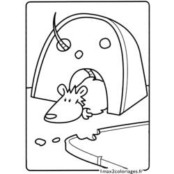 Dibujo para colorear: Rata (Animales) #15184 - Dibujos para Colorear e Imprimir Gratis