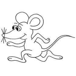 Dibujo para colorear: Ratón (Animales) #14019 - Dibujos para Colorear e Imprimir Gratis
