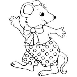 Dibujo para colorear: Ratón (Animales) #14044 - Dibujos para Colorear e Imprimir Gratis