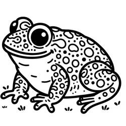 Dibujo Sapo (Animales) #218466 para imprimir y colorear