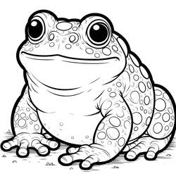 Dibujo Sapo (Animales) #218487 para imprimir y colorear