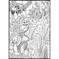 Dibujo Selva (Animales) #181011 para imprimir y colorear